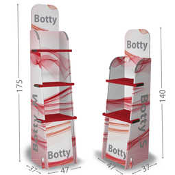 Botty - Espositore per bottiglie a scaffali